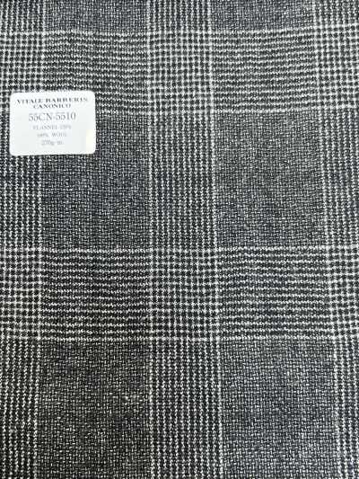 CANONICO(カノニコ) FLANNEL 120’S グレー グレンチェック