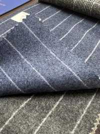 55CN5511 CANONICO(カノニコ) FLANNEL 120’S ブルー ストライプ[生地] CANONICO(カノニコ) サブ画像