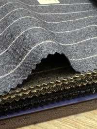 55CN5511 CANONICO(カノニコ) FLANNEL 120’S ブルー ストライプ[生地] CANONICO(カノニコ) サブ画像