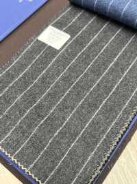 55CN5512 CANONICO(カノニコ) FLANNEL 120’S グレー ストライプ[生地] CANONICO(カノニコ) サブ画像