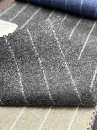 55CN5512 CANONICO(カノニコ) FLANNEL 120’S グレー ストライプ[生地] CANONICO(カノニコ) サブ画像