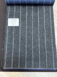 55CN5512 CANONICO(カノニコ) FLANNEL 120’S グレー ストライプ[生地] CANONICO(カノニコ) サブ画像