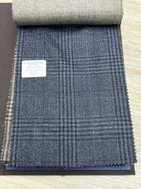 55CN5520 CANONICO(カノニコ) 21μ MOULINE' SAXONY ネイビー グレンチェック[生地] CANONICO(カノニコ) サブ画像