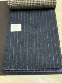 55CN5522 CANONICO(カノニコ) 21μ MOULINE' SAXONY ネイビー オルタネイトストライプ[生地] CANONICO(カノニコ) サブ画像
