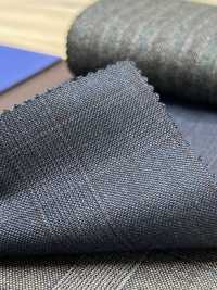 55CN5524 CANONICO(カノニコ) TRADITIONAL WORSTED 21μ ネイビー グレンチェック[生地] CANONICO(カノニコ) サブ画像