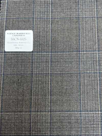 CANONICO(カノニコ) TRADITIONAL WORSTED 21μ ブラウン グレンチェック