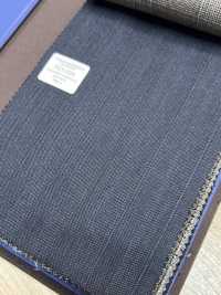 55CN5526 CANONICO(カノニコ) TRADITIONAL WORSTED 21μ ネイビー ストライプ[生地] CANONICO(カノニコ) サブ画像