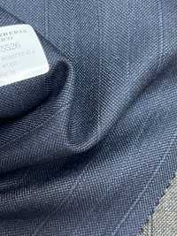 55CN5526 CANONICO(カノニコ) TRADITIONAL WORSTED 21μ ネイビー ストライプ[生地] CANONICO(カノニコ) サブ画像