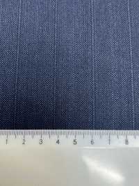 55CN5526 CANONICO(カノニコ) TRADITIONAL WORSTED 21μ ネイビー ストライプ[生地] CANONICO(カノニコ) サブ画像