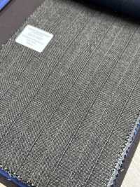 55CN5527 CANONICO(カノニコ) TRADITIONAL WORSTED 21μ ブラウン ストライプ[生地] CANONICO(カノニコ) サブ画像