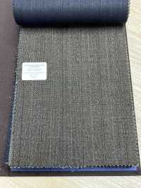 55CN5527 CANONICO(カノニコ) TRADITIONAL WORSTED 21μ ブラウン ストライプ[生地] CANONICO(カノニコ) サブ画像