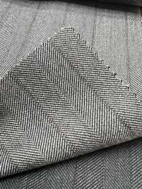 55CN5528 CANONICO(カノニコ) TRADITIONAL WORSTED 21μ グレー ストライプ[生地] CANONICO(カノニコ) サブ画像
