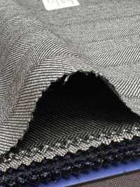 55CN5528 CANONICO(カノニコ) TRADITIONAL WORSTED 21μ グレー ストライプ[生地] CANONICO(カノニコ) サブ画像