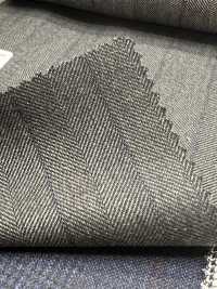 55CN5529 CANONICO(カノニコ) TRADITIONAL WORSTED 21μ ダークグリーン ストライプ[生地] CANONICO(カノニコ) サブ画像