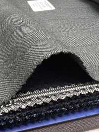 55CN5529 CANONICO(カノニコ) TRADITIONAL WORSTED 21μ ダークグリーン ストライプ[生地] CANONICO(カノニコ) サブ画像