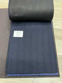55CN5549 CANONICO(カノニコ) PERENNIAL SUPER110'S ネイビー 織りストライプ[生地] CANONICO(カノニコ) サブ画像