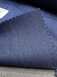 55CN5552 CANONICO(カノニコ) PERENNIAL SUPER110'S ブルー ヘリンボーン[生地] CANONICO(カノニコ) サブ画像