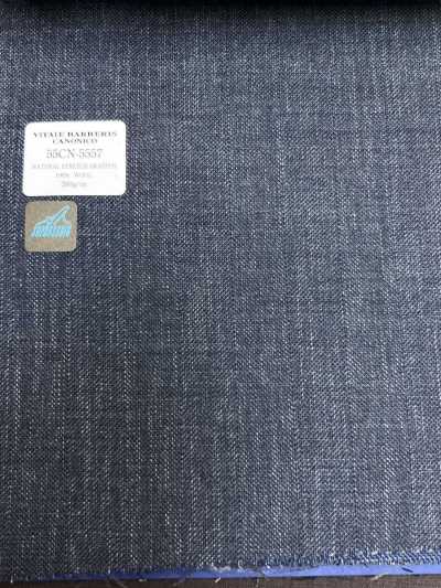 CANONICO(カノニコ) NATURAL STRETCH GRAFFITTI ネイビー メランジ調