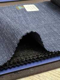 55CN5559 CANONICO(カノニコ) NATURAL STRETCH GRAFFITTI ブルー メランジ調[生地] CANONICO(カノニコ) サブ画像