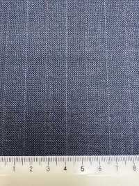 55CN5566 CANONICO(カノニコ) TRADITIONAL WORSTED 21μ ネイビー オルタネイトストライプ[生地] CANONICO(カノニコ) サブ画像
