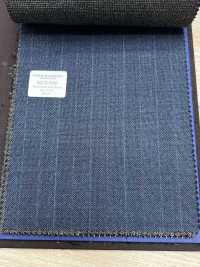 55CN5566 CANONICO(カノニコ) TRADITIONAL WORSTED 21μ ネイビー オルタネイトストライプ[生地] CANONICO(カノニコ) サブ画像