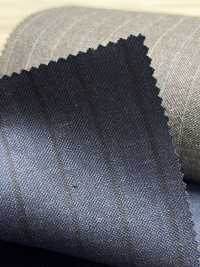 55CN5568 CANONICO(カノニコ) TRADITIONAL WORSTED 21μ ネイビー ストライプ[生地] CANONICO(カノニコ) サブ画像
