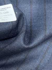 55CN5568 CANONICO(カノニコ) TRADITIONAL WORSTED 21μ ネイビー ストライプ[生地] CANONICO(カノニコ) サブ画像