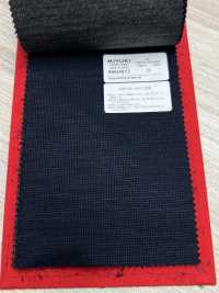 8MG4013 25AW LOOP LABO (ループラボ) 織柄 ネイビー[生地] 御幸毛織(ミユキ) サブ画像