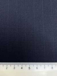 5MK0171 MIYUKI EVER WOOL（ミユキ・エバーウール） ストライプ ネイビー[生地] 御幸毛織(ミユキ) サブ画像