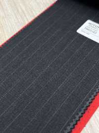 5MK0182 MIYUKI EVER WOOL（ミユキ・エバーウール） ストライプ チャコールグレー[生地] 御幸毛織(ミユキ) サブ画像