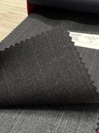 5MK0182 MIYUKI EVER WOOL（ミユキ・エバーウール） ストライプ チャコールグレー[生地] 御幸毛織(ミユキ) サブ画像