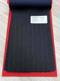 5MK0182 MIYUKI EVER WOOL（ミユキ・エバーウール） ストライプ チャコールグレー[生地] 御幸毛織(ミユキ) サブ画像
