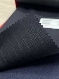 5MK0204 MIYUKI EVER WOOL（ミユキ・エバーウール） シャドーストライプ ダークネイビー[生地] 御幸毛織(ミユキ) サブ画像