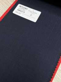 5MK0215 MIYUKI EVER WOOL（ミユキ・エバーウール） シャドーストライプ ネイビー[生地] 御幸毛織(ミユキ) サブ画像