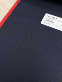 5MK0241 MIYUKI EVER WOOL（ミユキ・エバーウール） シャドーウィンドウペーン ネイビー[生地] 御幸毛織(ミユキ) サブ画像