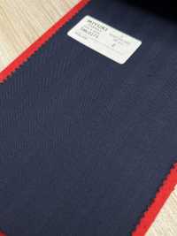 5ML0273 MIYUKI EVER WOOL（ミユキ・エバーウール） ヘリンボーン ネイビー[生地] 御幸毛織(ミユキ) サブ画像