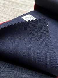 5ML0273 MIYUKI EVER WOOL（ミユキ・エバーウール） ヘリンボーン ネイビー[生地] 御幸毛織(ミユキ) サブ画像
