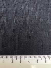 5ML0284 MIYUKI EVER WOOL（ミユキ・エバーウール） ヘリンボーン ブルー[生地] 御幸毛織(ミユキ) サブ画像
