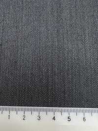 5ML0306 MIYUKI EVER WOOL（ミユキ・エバーウール） ヘリンボーン グレー[生地] 御幸毛織(ミユキ) サブ画像