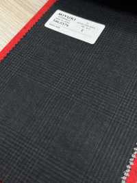 5ML0376 MIYUKI EVER WOOL（ミユキ・エバーウール） グレンチェック チャコールグレー[生地] 御幸毛織(ミユキ) サブ画像