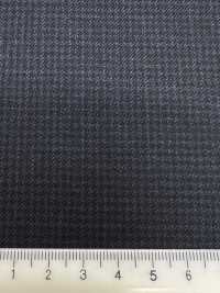 5ML0391 MIYUKI EVER WOOL（ミユキ・エバーウール） ハウンドトゥース ネイビー[生地] 御幸毛織(ミユキ) サブ画像