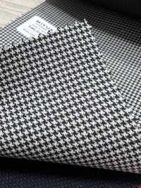 5ML0413 MIYUKI EVER WOOL（ミユキ・エバーウール） ハウンドトゥース グレー[生地] 御幸毛織(ミユキ) サブ画像