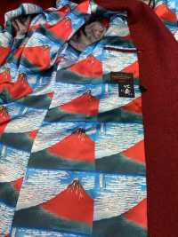 TPS3002 葛飾北斎 プリント裏地 リピート柄 サブ画像