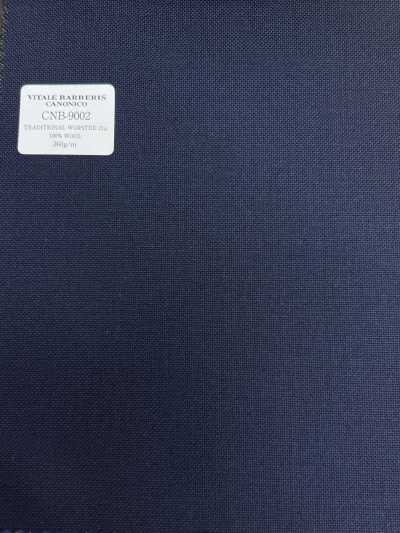 CANONICO(カノニコ) 定番 TRADITIONAL WORSTED 21μ ネイビー 無地