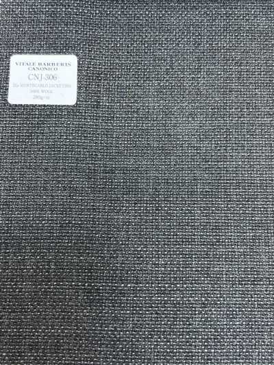 CNJ306 CANONICO(カノニコ) 定番 21μMONTECARLO JACKETING ホップサック グレー 無地