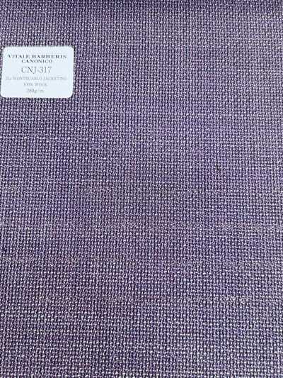 CNJ317 CANONICO(カノニコ) 定番 21μMONTECARLO JACKETING ホップサック ラベンダー 無地