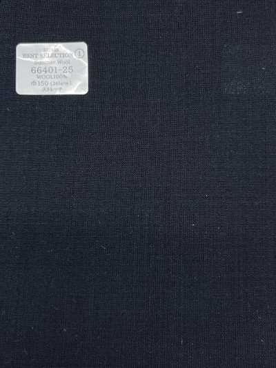 66401-25 26SS BEST SELECTION 【Summer Wool】 サマーウール 黒 無地