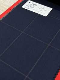 2ML4571 26SS 御幸生地 MIYUKI エッセンシャルズ TROPICS 紺 チェック 御幸毛織(ミユキ) サブ画像