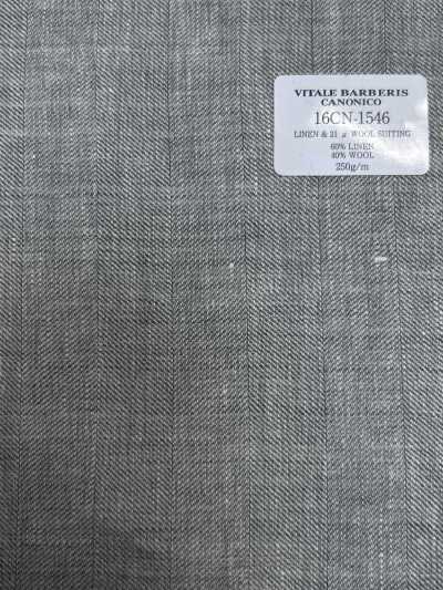16CN1546 26SS VBC ヴィターレ・バルベリス・カノニコ LINEN & 21 μ WOOL SUITING