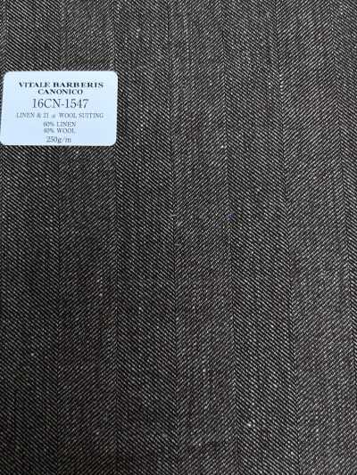 16CN1547 26SS VBC ヴィターレ・バルベリス・カノニコ LINEN & 21 μ WOOL SUITING